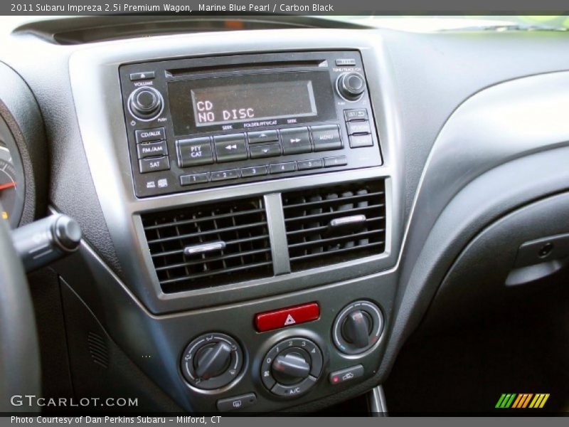 Marine Blue Pearl / Carbon Black 2011 Subaru Impreza 2.5i Premium Wagon