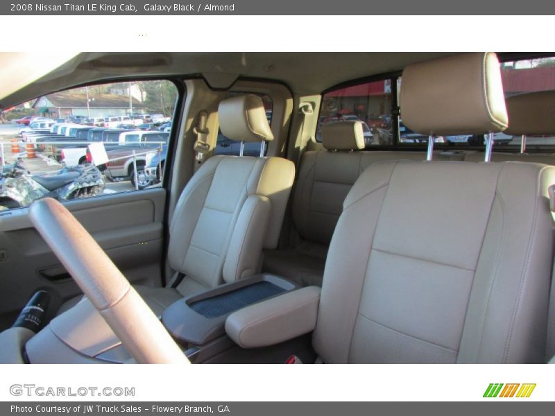 Galaxy Black / Almond 2008 Nissan Titan LE King Cab