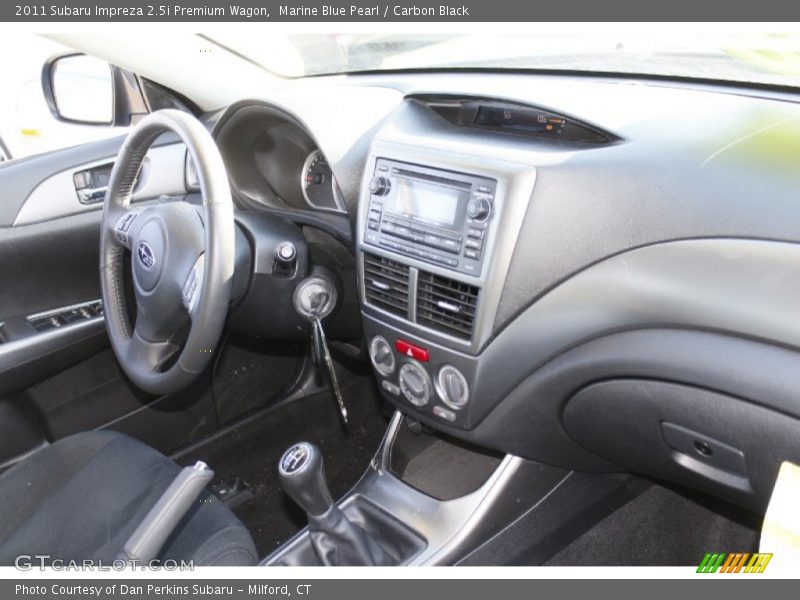 Marine Blue Pearl / Carbon Black 2011 Subaru Impreza 2.5i Premium Wagon
