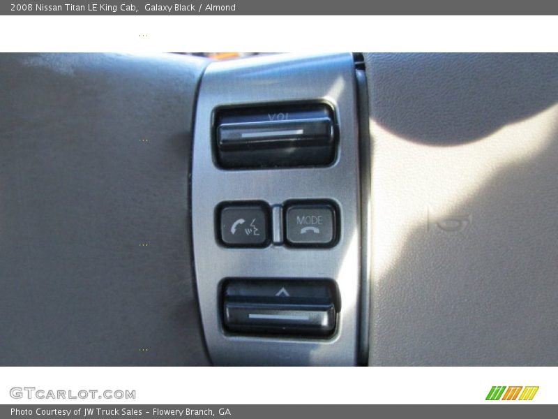 Galaxy Black / Almond 2008 Nissan Titan LE King Cab