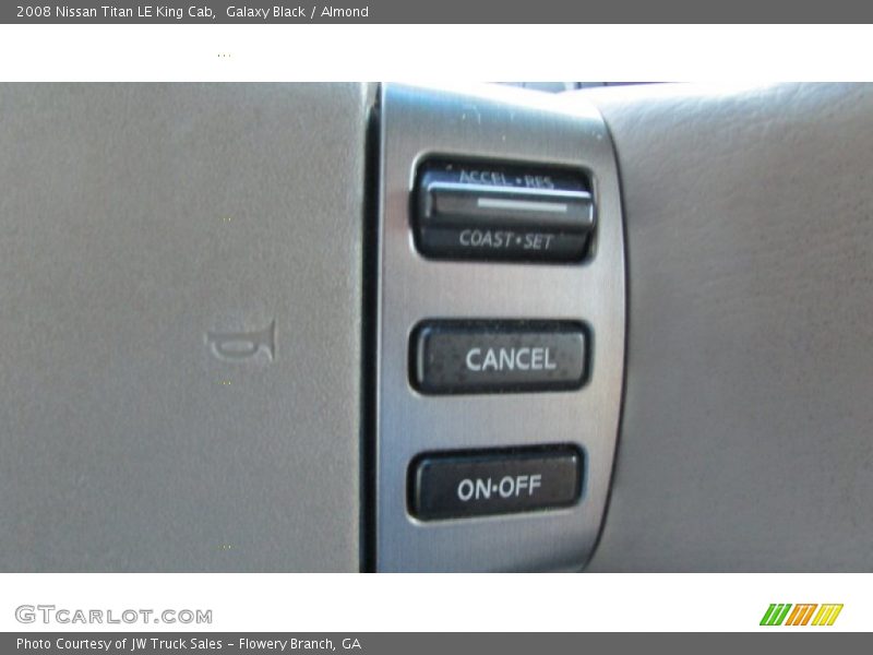 Galaxy Black / Almond 2008 Nissan Titan LE King Cab