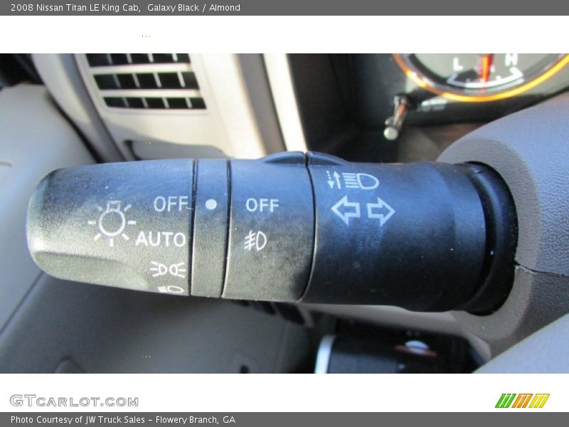 Galaxy Black / Almond 2008 Nissan Titan LE King Cab