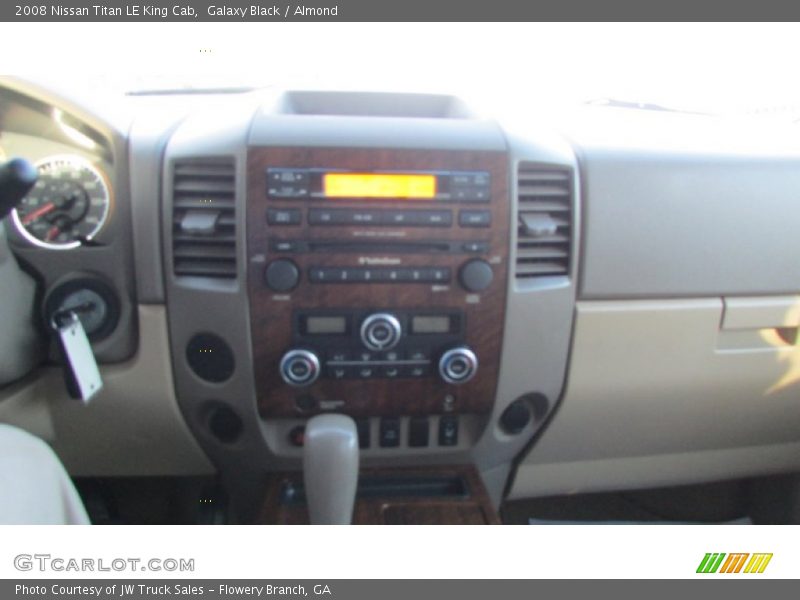 Galaxy Black / Almond 2008 Nissan Titan LE King Cab