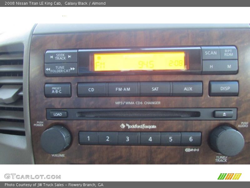 Galaxy Black / Almond 2008 Nissan Titan LE King Cab