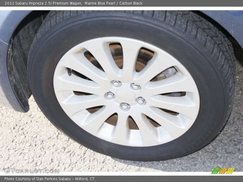 Marine Blue Pearl / Carbon Black 2011 Subaru Impreza 2.5i Premium Wagon