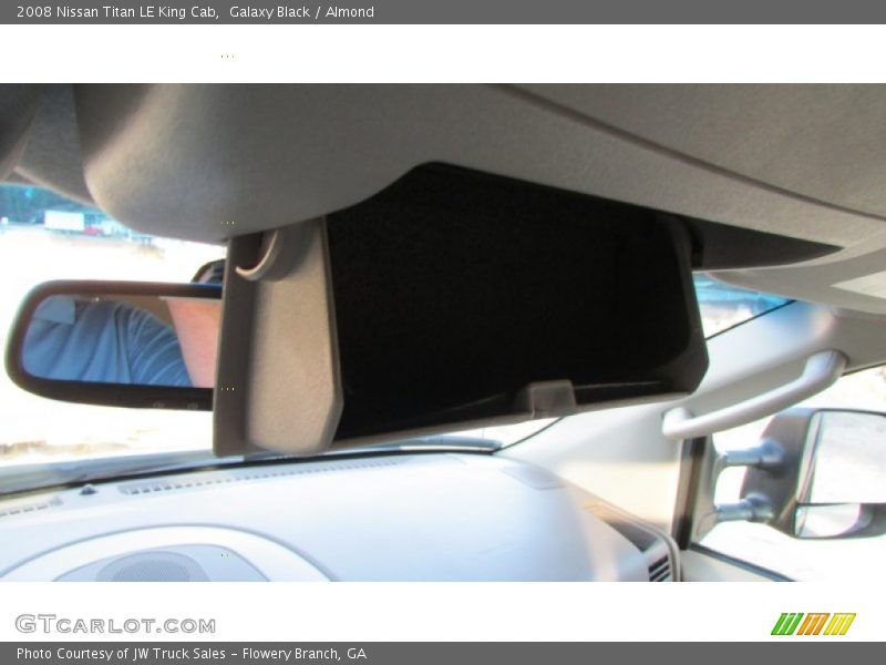 Galaxy Black / Almond 2008 Nissan Titan LE King Cab