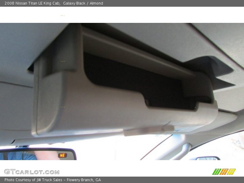 Galaxy Black / Almond 2008 Nissan Titan LE King Cab