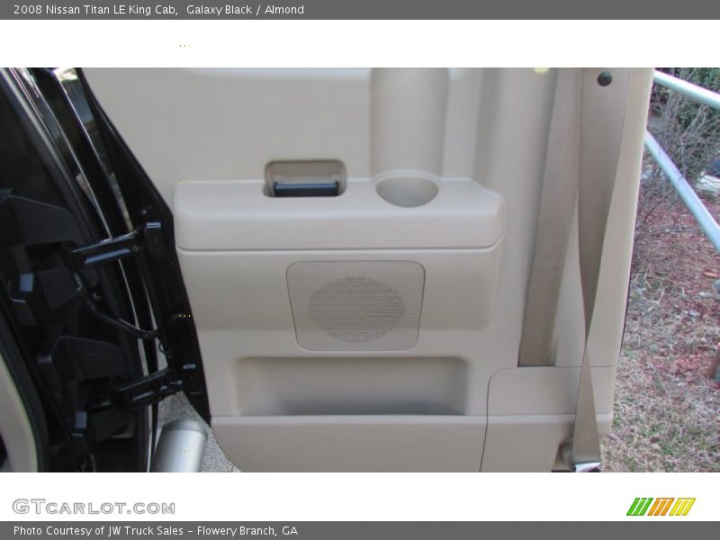 Galaxy Black / Almond 2008 Nissan Titan LE King Cab