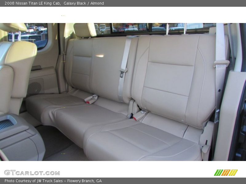 Galaxy Black / Almond 2008 Nissan Titan LE King Cab