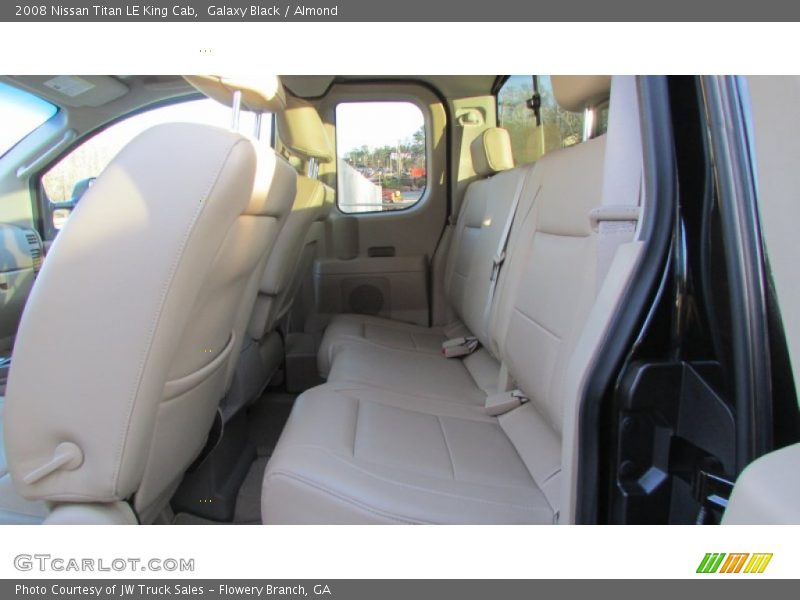 Galaxy Black / Almond 2008 Nissan Titan LE King Cab