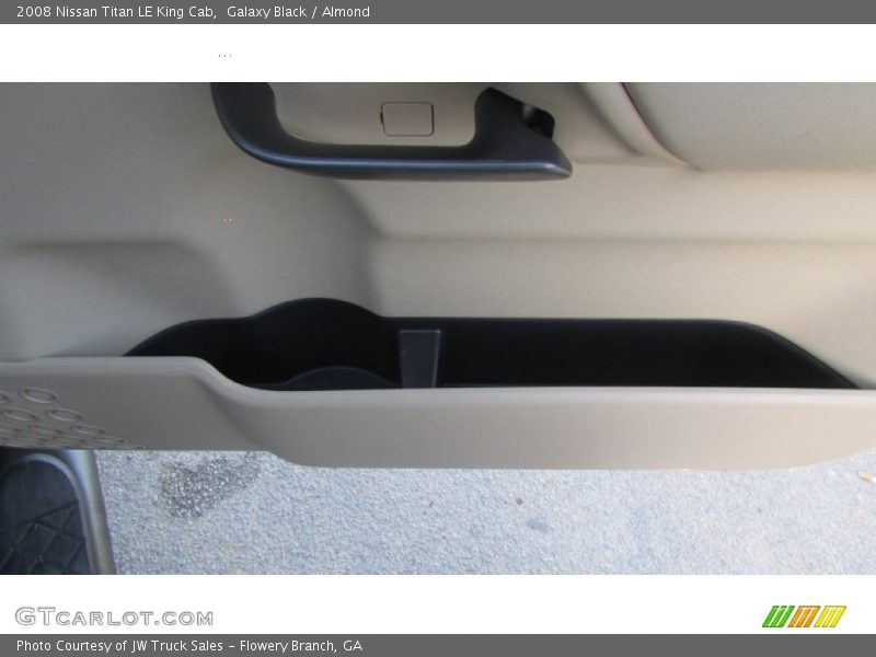 Galaxy Black / Almond 2008 Nissan Titan LE King Cab