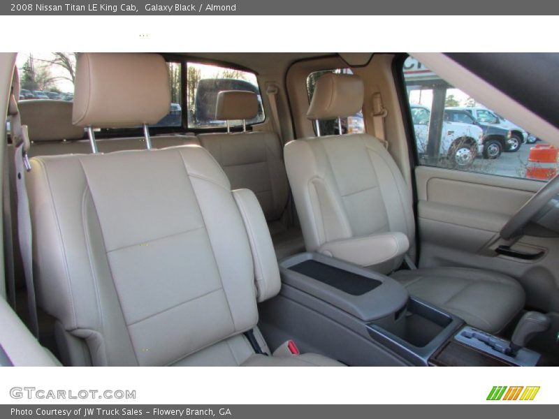 Galaxy Black / Almond 2008 Nissan Titan LE King Cab