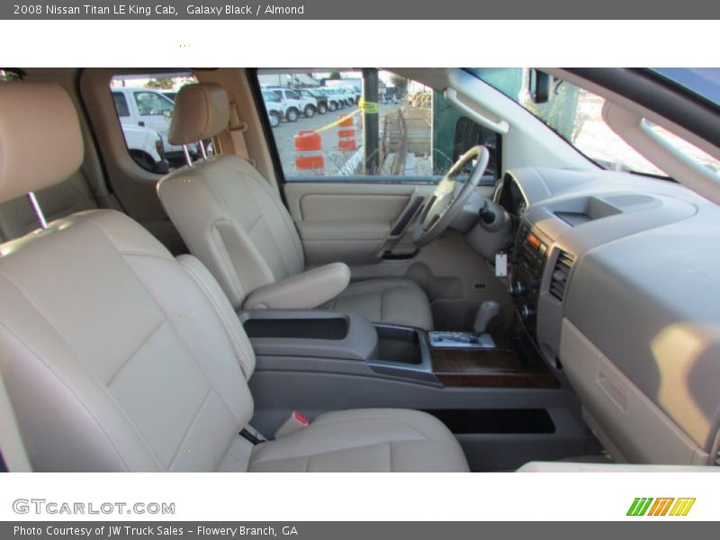 Galaxy Black / Almond 2008 Nissan Titan LE King Cab