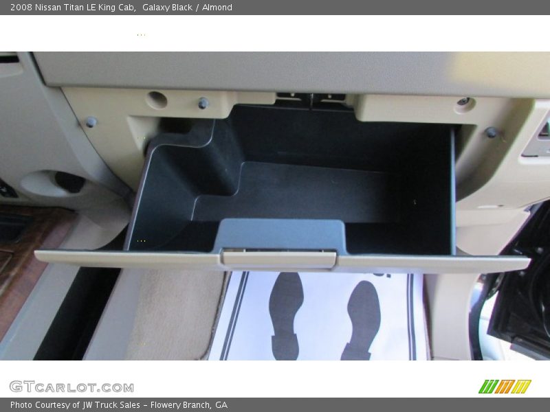 Galaxy Black / Almond 2008 Nissan Titan LE King Cab