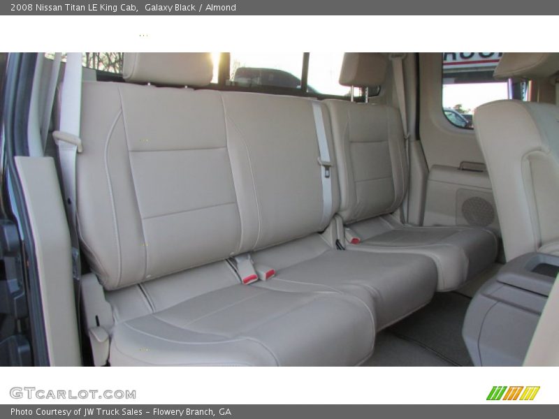 Galaxy Black / Almond 2008 Nissan Titan LE King Cab
