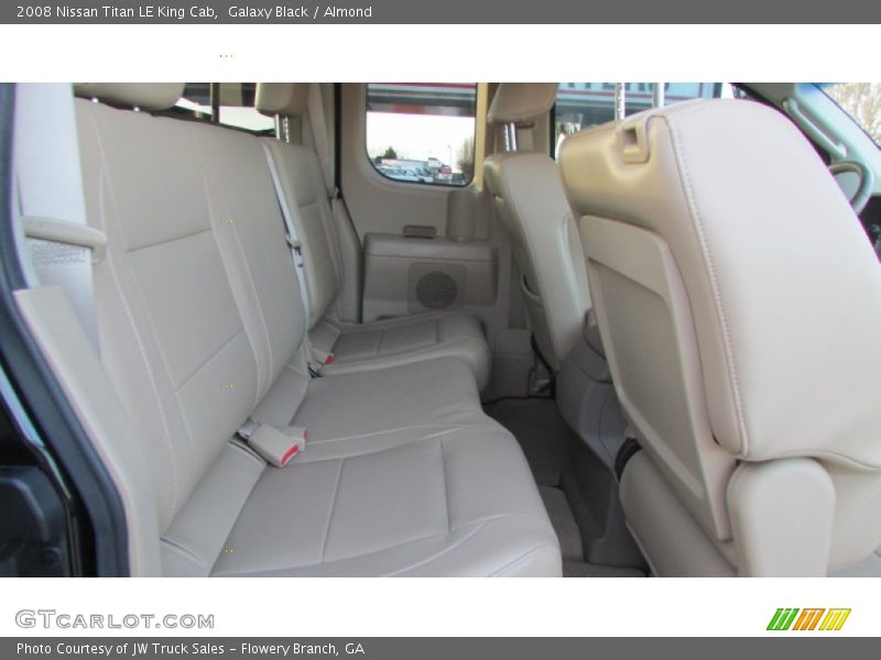 Galaxy Black / Almond 2008 Nissan Titan LE King Cab