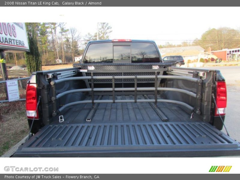 Galaxy Black / Almond 2008 Nissan Titan LE King Cab