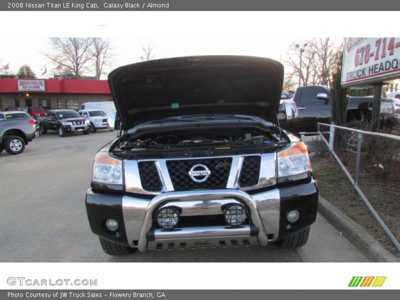 Galaxy Black / Almond 2008 Nissan Titan LE King Cab
