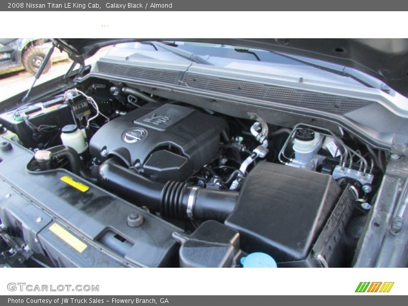 Galaxy Black / Almond 2008 Nissan Titan LE King Cab
