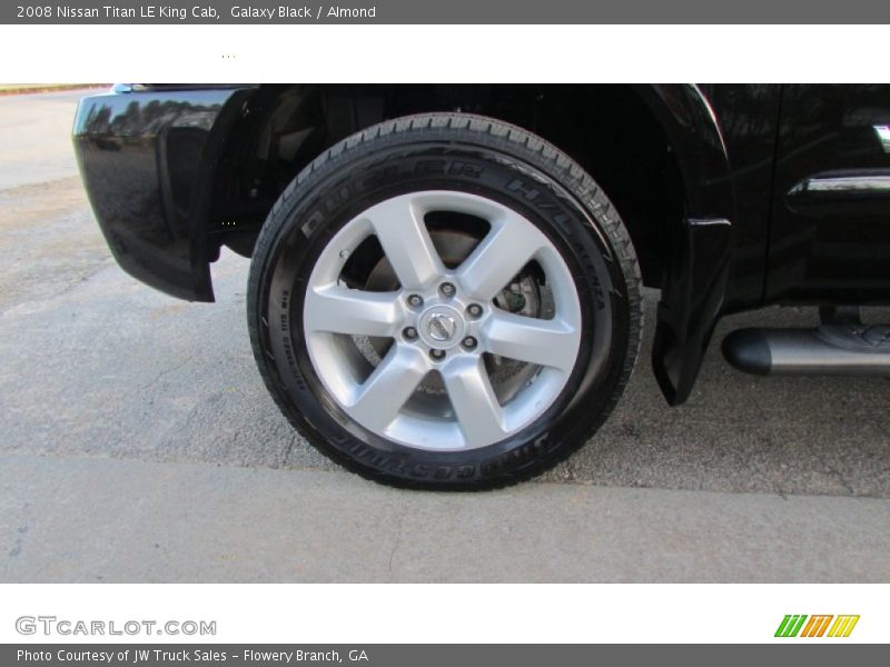 Galaxy Black / Almond 2008 Nissan Titan LE King Cab