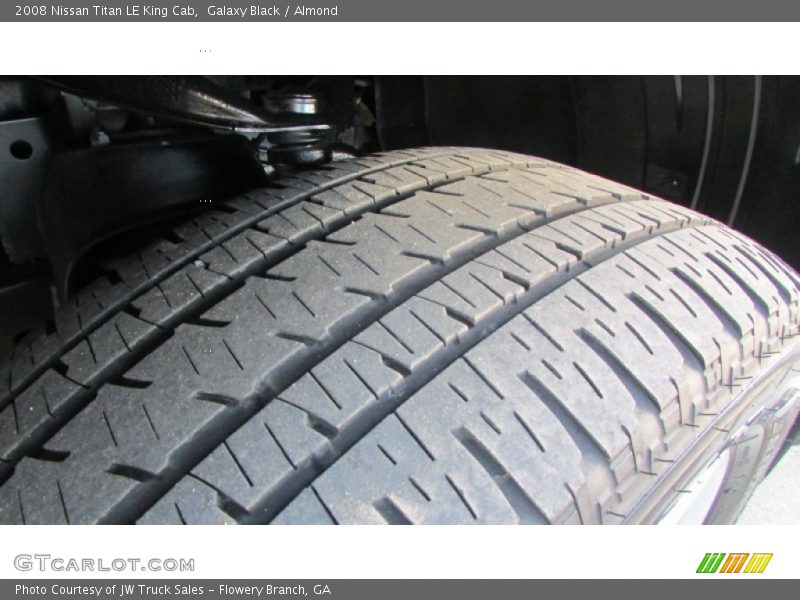 Galaxy Black / Almond 2008 Nissan Titan LE King Cab