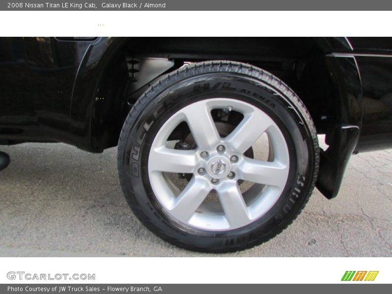 Galaxy Black / Almond 2008 Nissan Titan LE King Cab