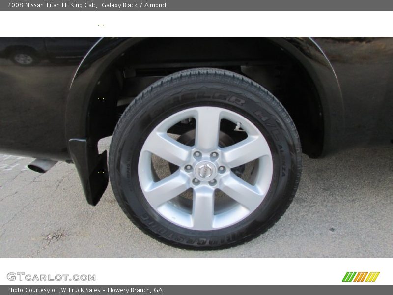 Galaxy Black / Almond 2008 Nissan Titan LE King Cab