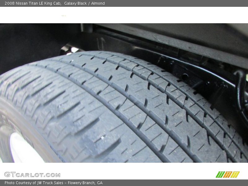Galaxy Black / Almond 2008 Nissan Titan LE King Cab
