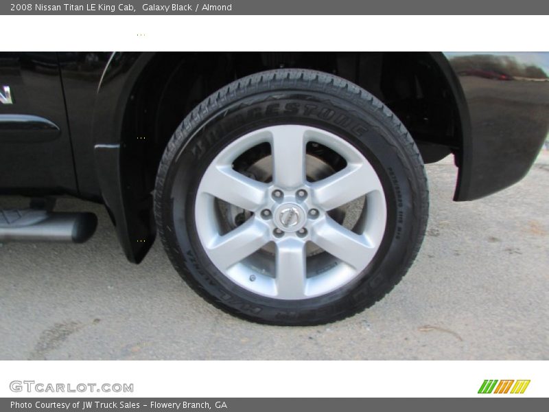 Galaxy Black / Almond 2008 Nissan Titan LE King Cab