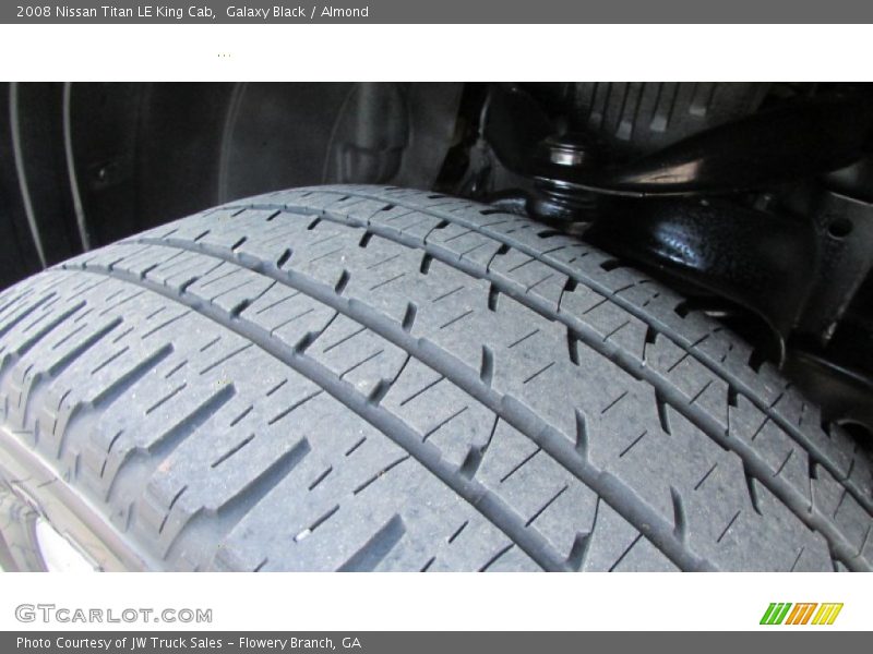 Galaxy Black / Almond 2008 Nissan Titan LE King Cab