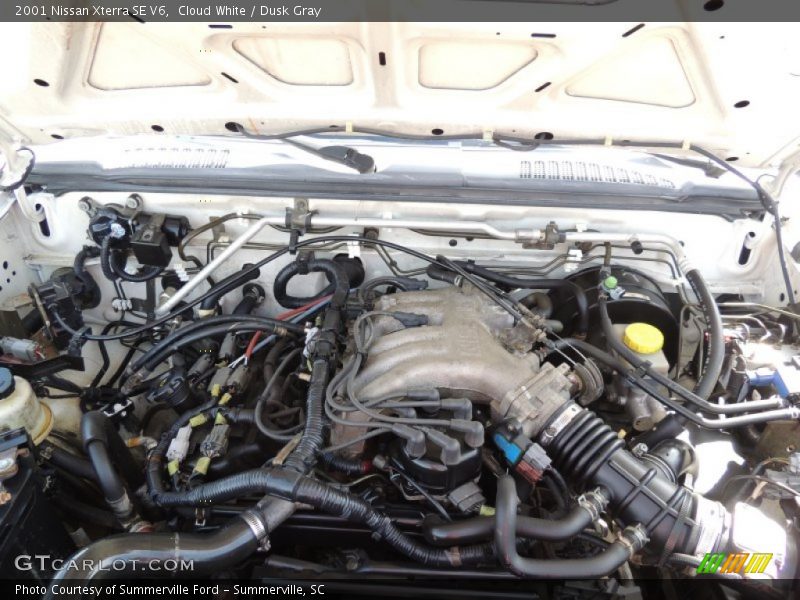 Cloud White / Dusk Gray 2001 Nissan Xterra SE V6
