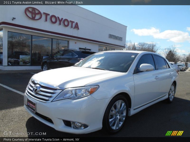 Blizzard White Pearl / Black 2011 Toyota Avalon Limited