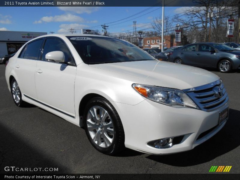 Blizzard White Pearl / Black 2011 Toyota Avalon Limited