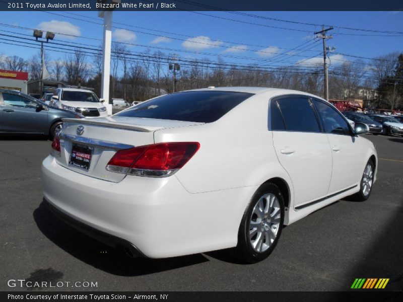 Blizzard White Pearl / Black 2011 Toyota Avalon Limited