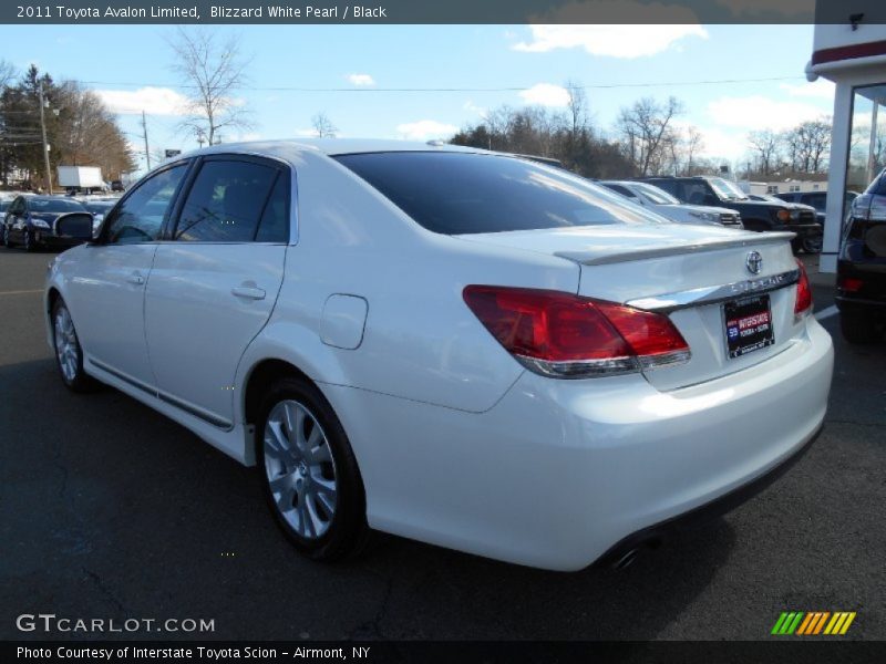 Blizzard White Pearl / Black 2011 Toyota Avalon Limited