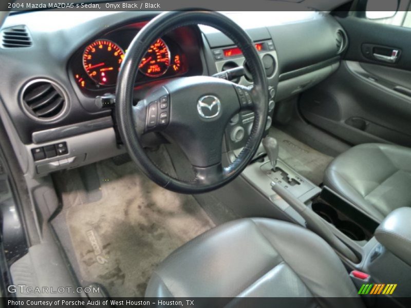 Onyx Black / Black 2004 Mazda MAZDA6 s Sedan
