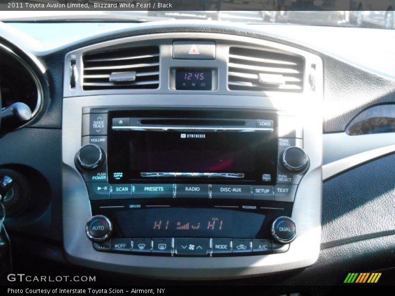 Blizzard White Pearl / Black 2011 Toyota Avalon Limited