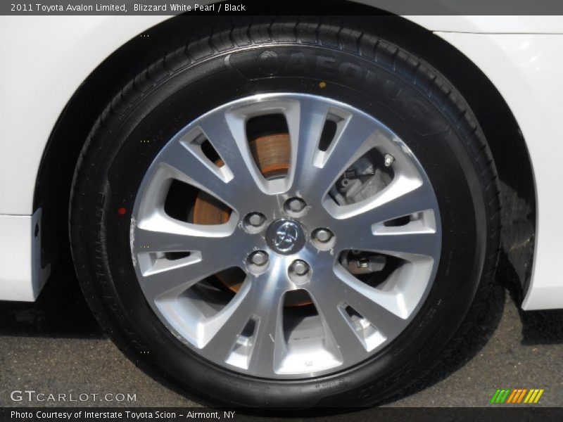 Blizzard White Pearl / Black 2011 Toyota Avalon Limited