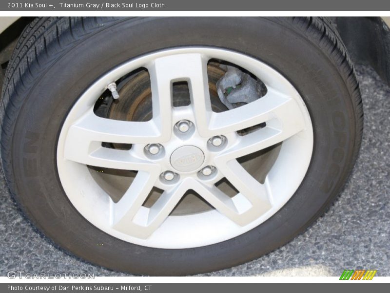 Titanium Gray / Black Soul Logo Cloth 2011 Kia Soul +