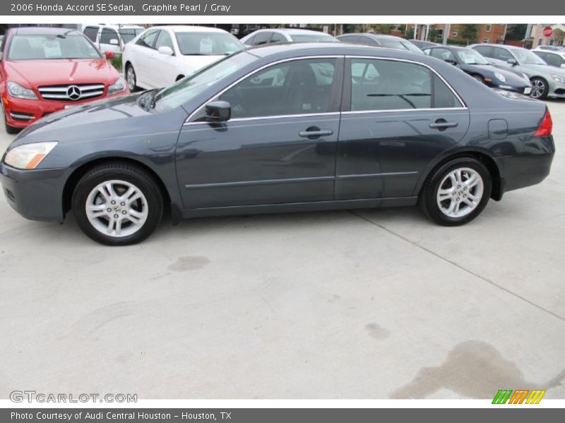 Graphite Pearl / Gray 2006 Honda Accord SE Sedan