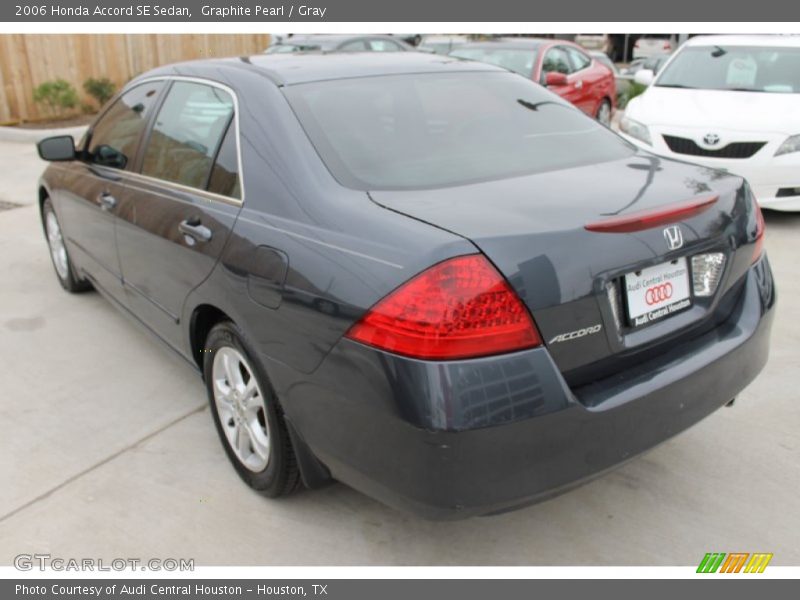 Graphite Pearl / Gray 2006 Honda Accord SE Sedan