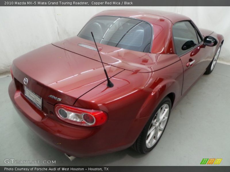 Copper Red Mica / Black 2010 Mazda MX-5 Miata Grand Touring Roadster