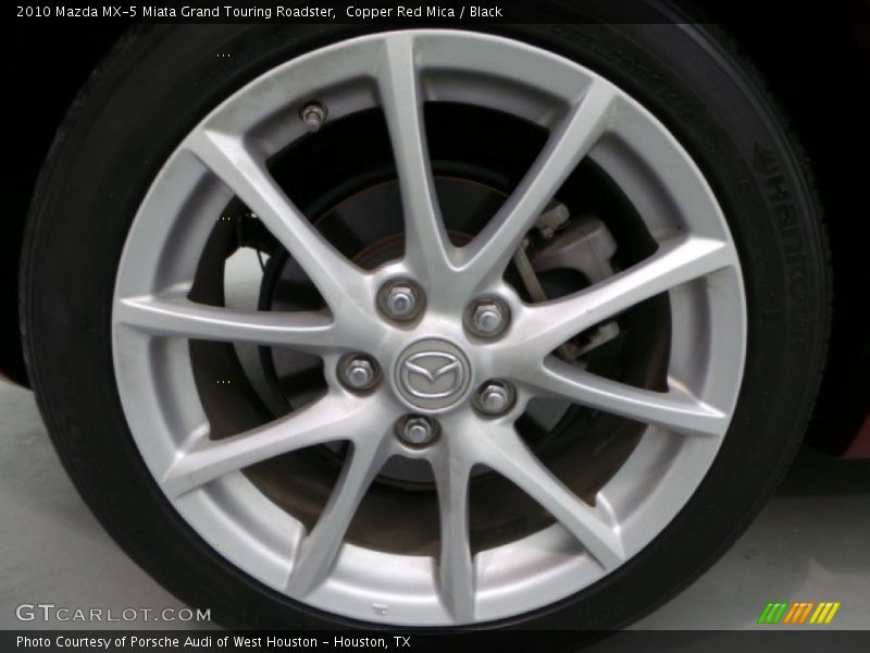 Copper Red Mica / Black 2010 Mazda MX-5 Miata Grand Touring Roadster