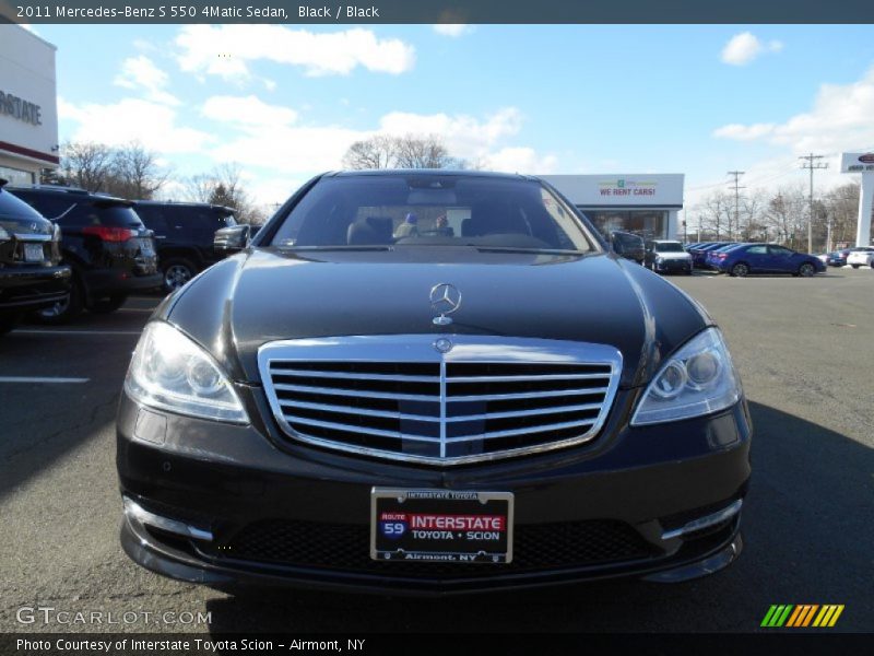 Black / Black 2011 Mercedes-Benz S 550 4Matic Sedan