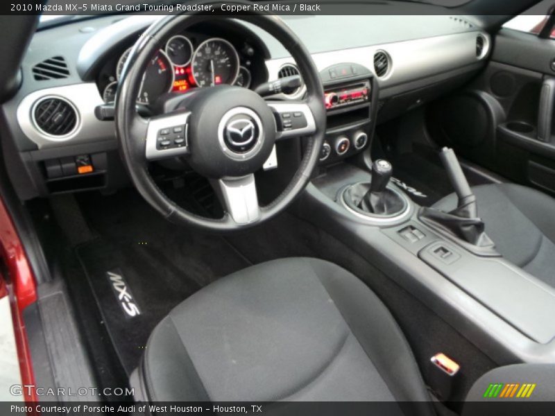  2010 MX-5 Miata Grand Touring Roadster Black Interior