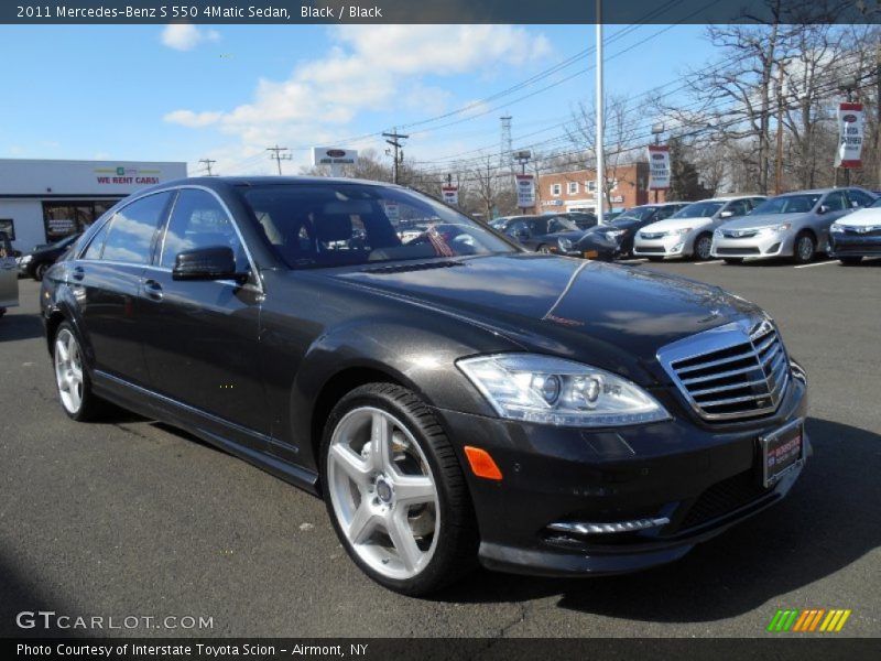 Black / Black 2011 Mercedes-Benz S 550 4Matic Sedan