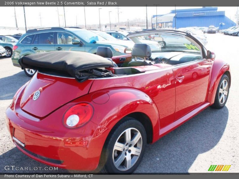 Salsa Red / Black 2006 Volkswagen New Beetle 2.5 Convertible