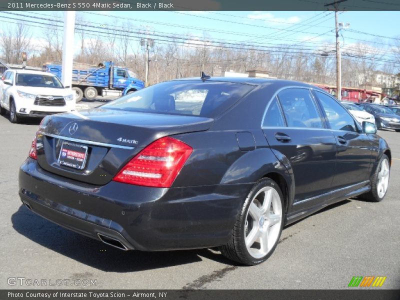 Black / Black 2011 Mercedes-Benz S 550 4Matic Sedan
