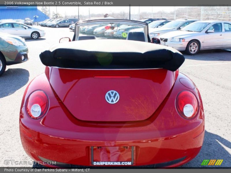Salsa Red / Black 2006 Volkswagen New Beetle 2.5 Convertible