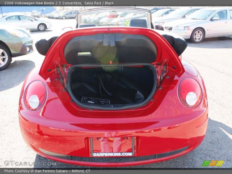 Salsa Red / Black 2006 Volkswagen New Beetle 2.5 Convertible